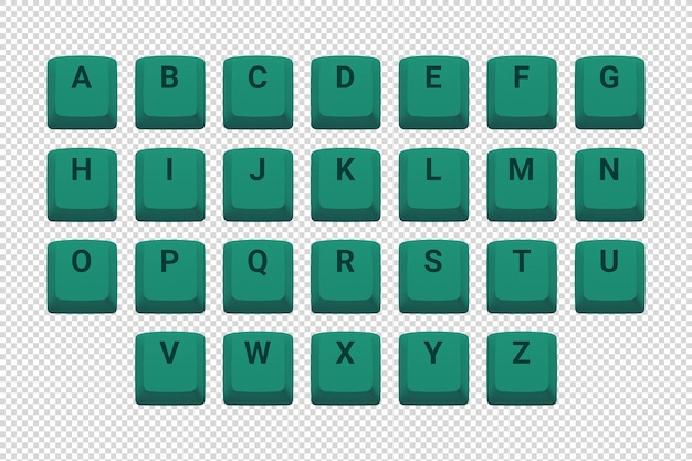 Keyboard Keycaps 06 Groen