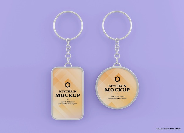 Keychain mockup 