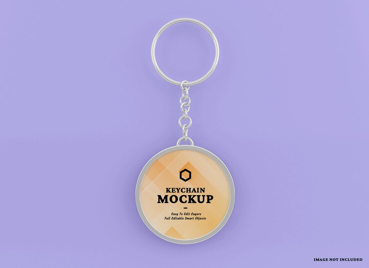 Keychain mockup 