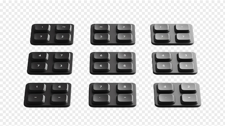 PSD keypad set