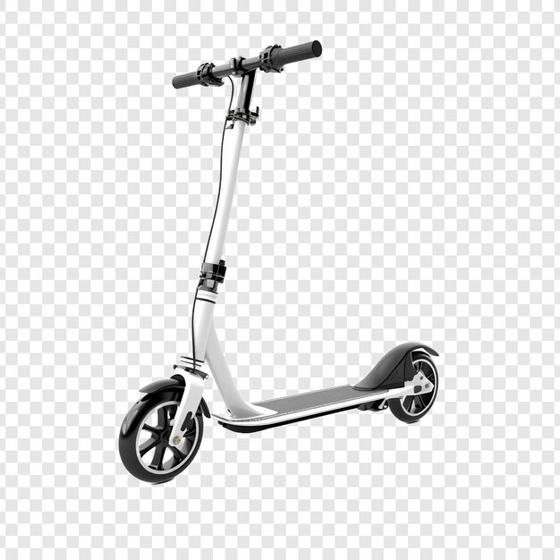 Kick scooter isolated on transparent background