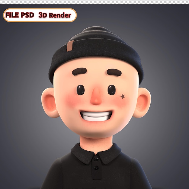 PSD 子供のアイコン 3d