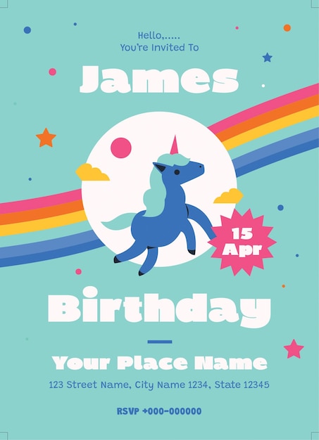 Kids Birthday Invitation