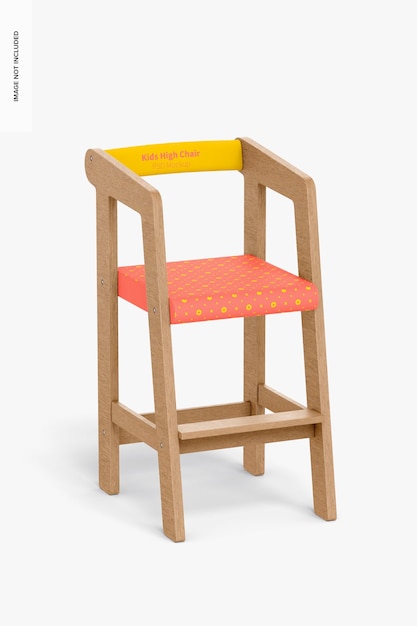 Kids High Chair Mockup