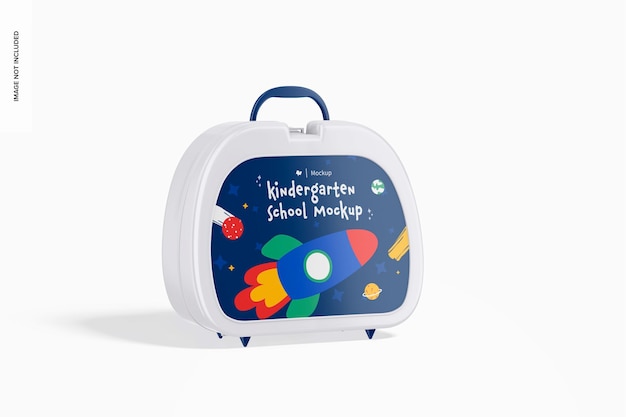 Kids lunchbag mockup