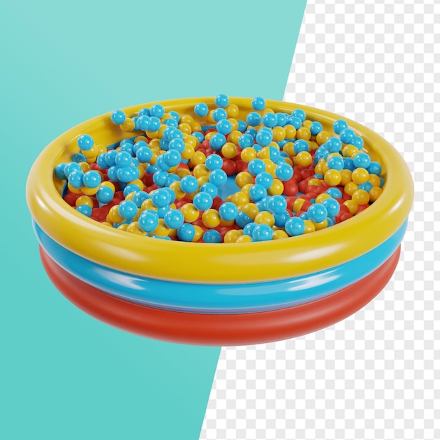 kids playground 3d icon render clipart