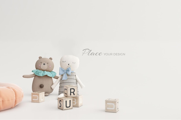 kids room interior and toys