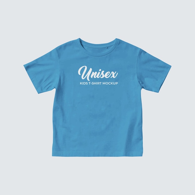 Kids t shirt mockup unisex