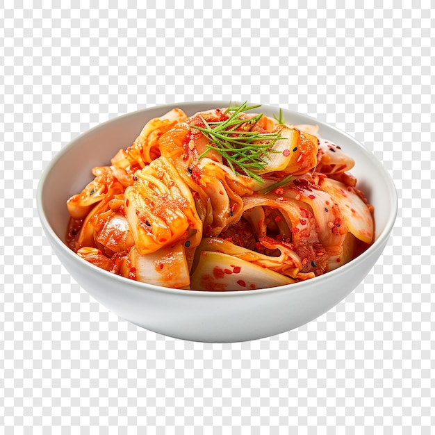 PSD kimchi isolato su sfondo trasparente