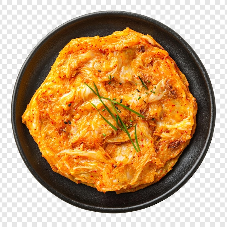 PSD kimchi pancake słodki koreański przysmak