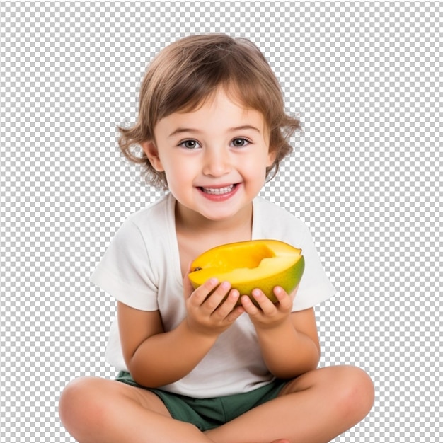 kinderen en fruit