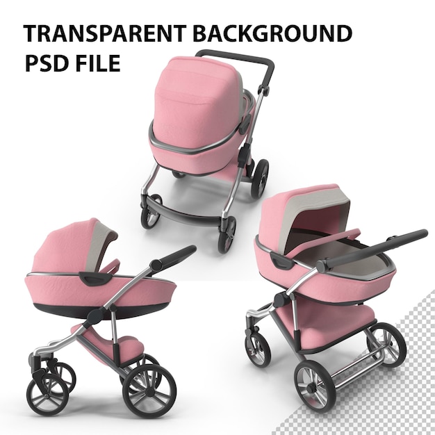 PSD kinderwagen png