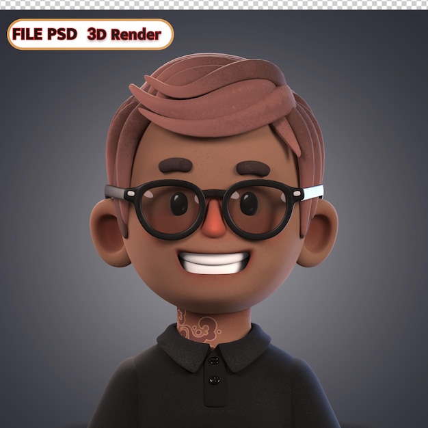 PSD kindpictogram 3d