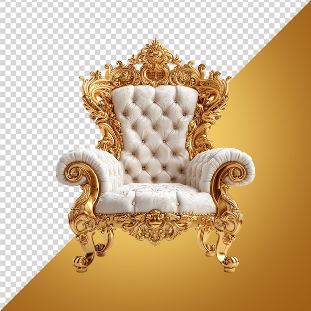 PSD king royal chair png