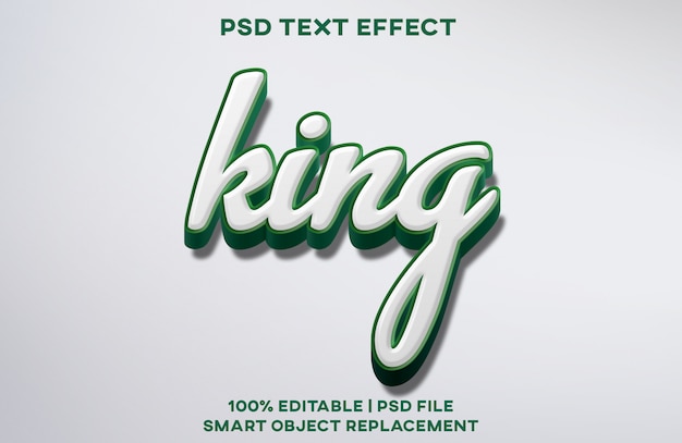 King text effect