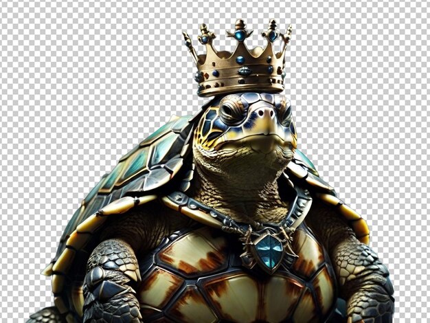 PSD a king turtle