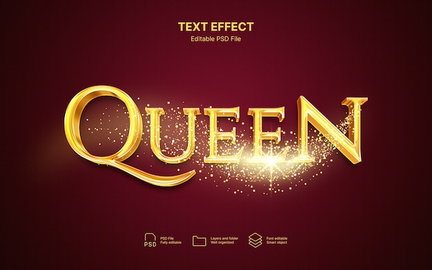 PSD kingdom text effect