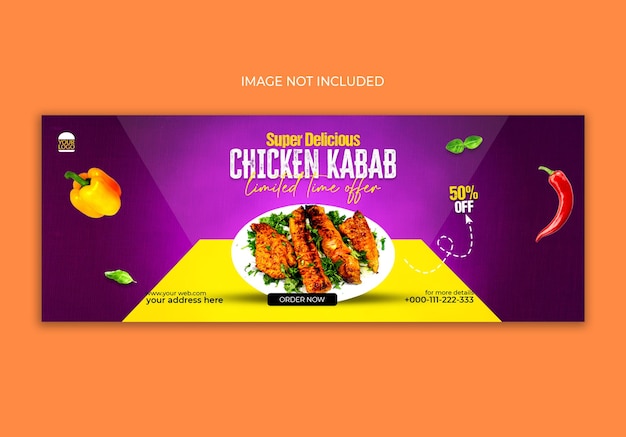 Kip kabab sociale media facebook banner.