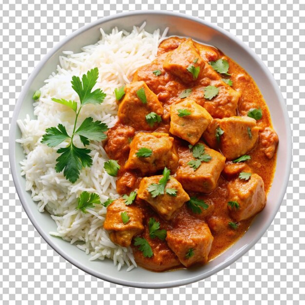 PSD kip tikka masala pittige curry vlees voedsel