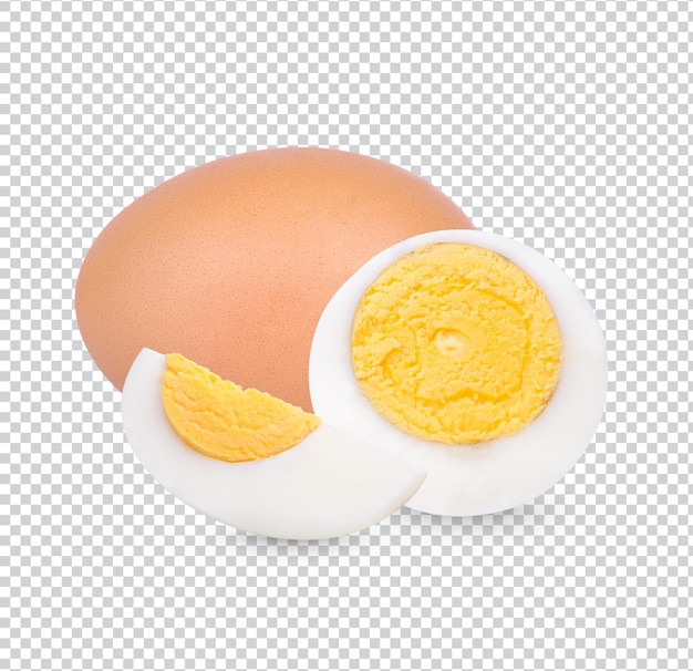 Kippenei, gekookt ei geïsoleerd Premium PSD