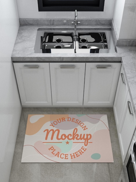 Design mockup di calzature da cucina