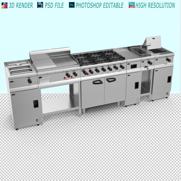 부 가구 3D PSD