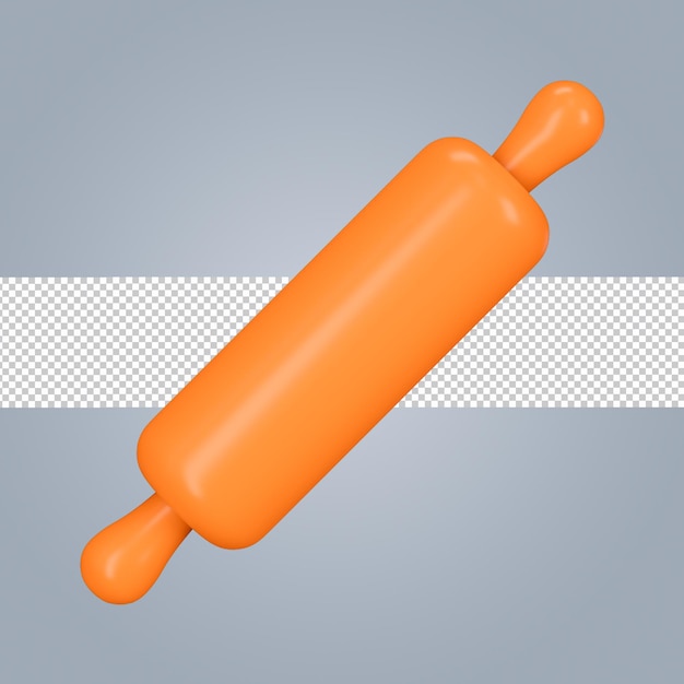 PSD kitchen icon pin roller 3d