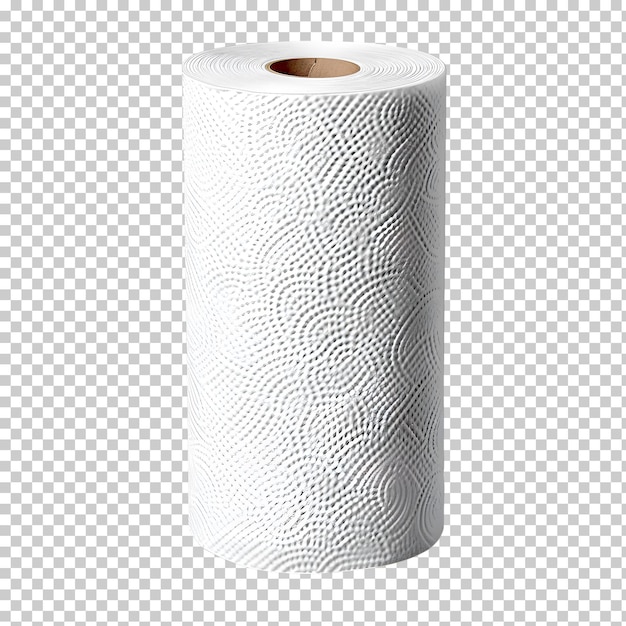 PSD kitchen paper towel isolated on transparent background