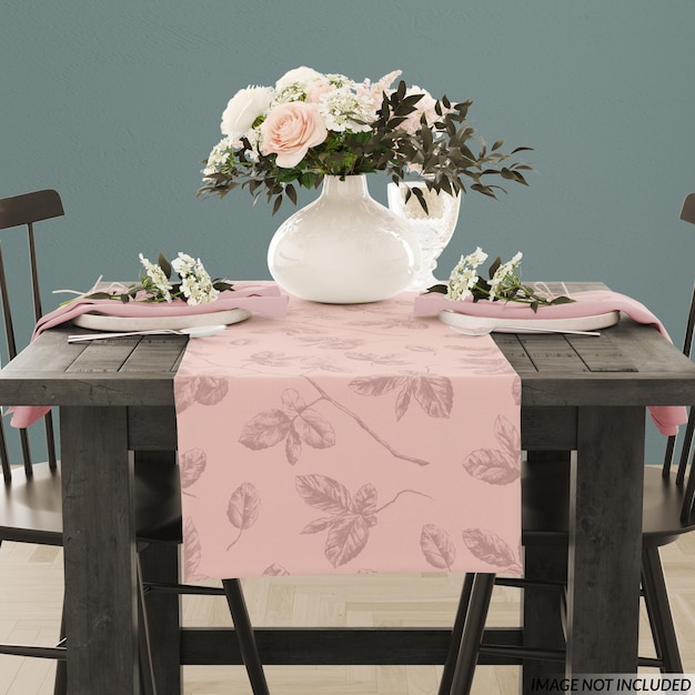 PSD kitchen table runner