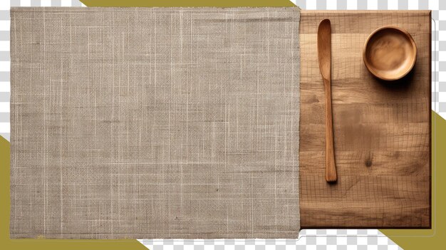 PSD kitchen towel on transaprent background