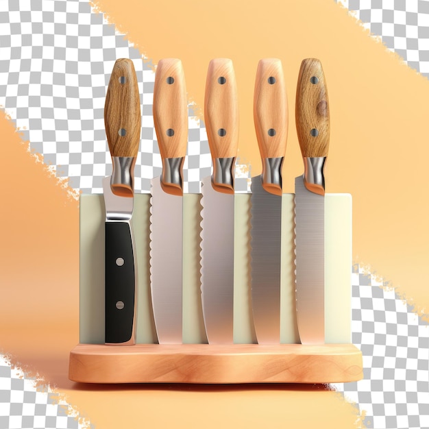 PSD kitchen utensils on transparent background