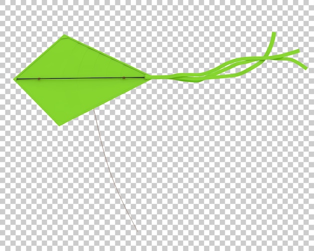 PSD 透明な背景の3dレンダリングイラストの凧