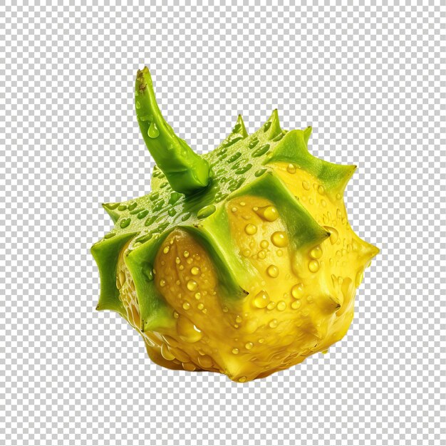 PSD kiwano fruit psd background white