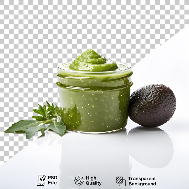 PSD kiwi fruit in a jar isolated on transparent background