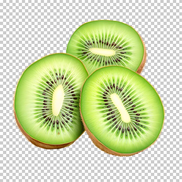 PSD illustrazione di kiwi su sfondo trasparente