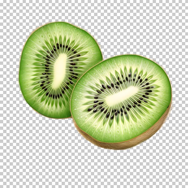 PSD illustrazione di kiwi su sfondo trasparente