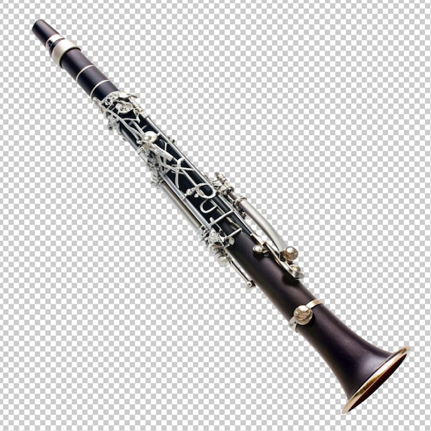 PSD klarinet op doorzichtige achtergrond