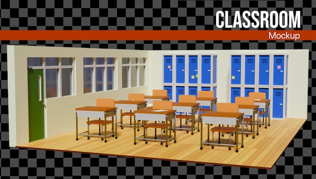 Klasy 3D dla makiety szkoły