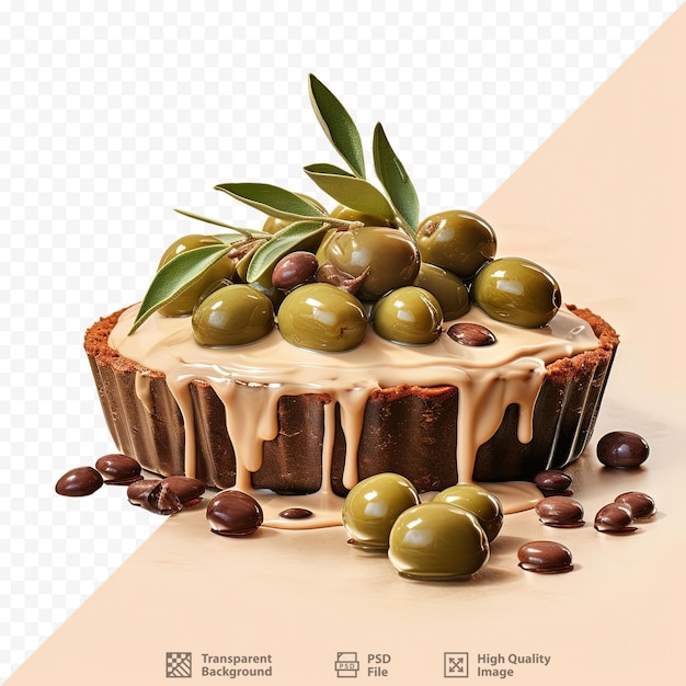 PSD klasyczny deser z oliwkami