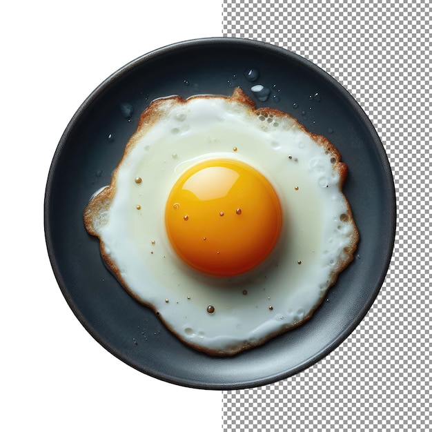 PSD klasyczny fluffy omelet top view png