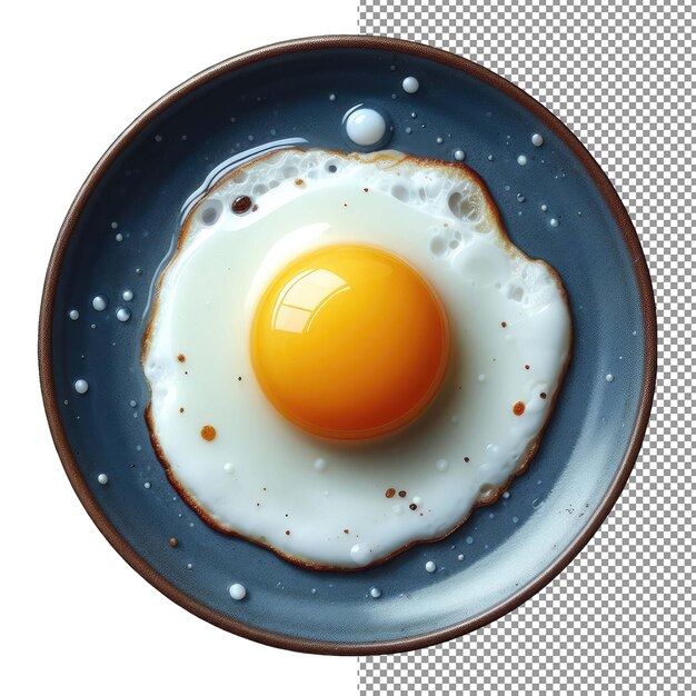 PSD klasyczny fluffy omelet top view png