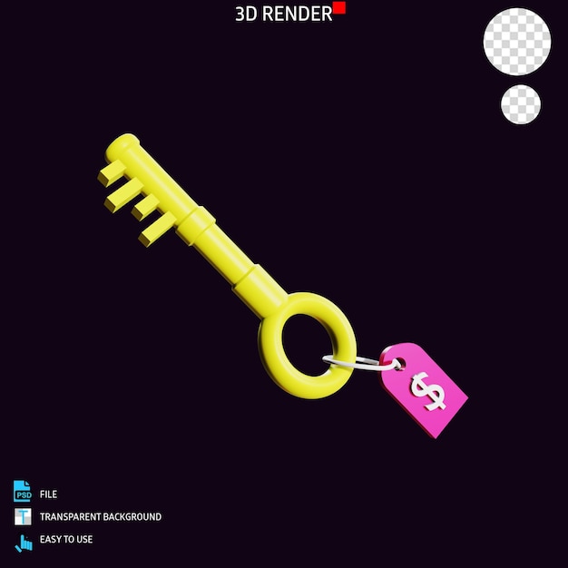 Klawisz ikony renderowania 3D 2