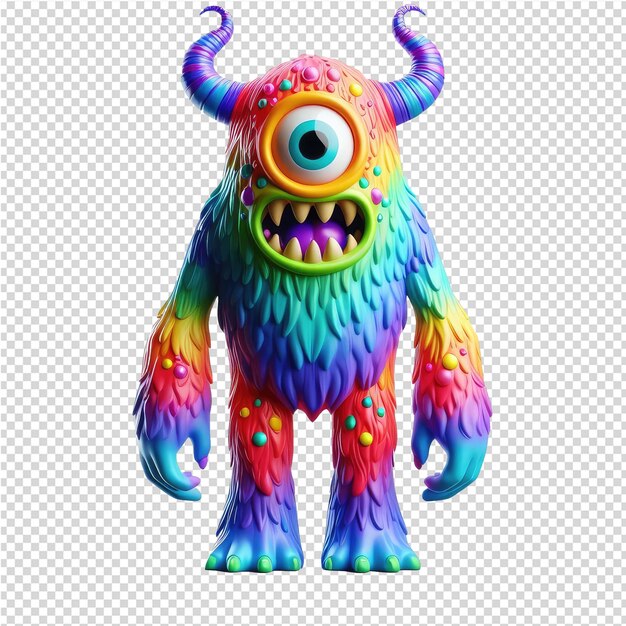 PSD klaws amp canvas 3d gerenderd monster