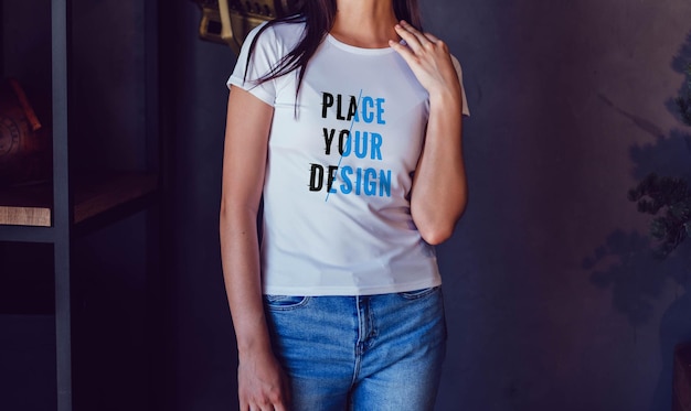 Kleding t-shirt mockup