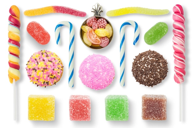 PSD kleur candy fudge food element