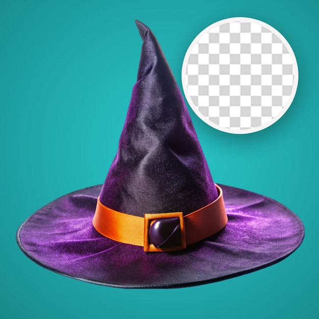 PSD kleurige heksenhoed voor halloween