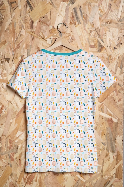 Kleurrijk shirtconceptmodel