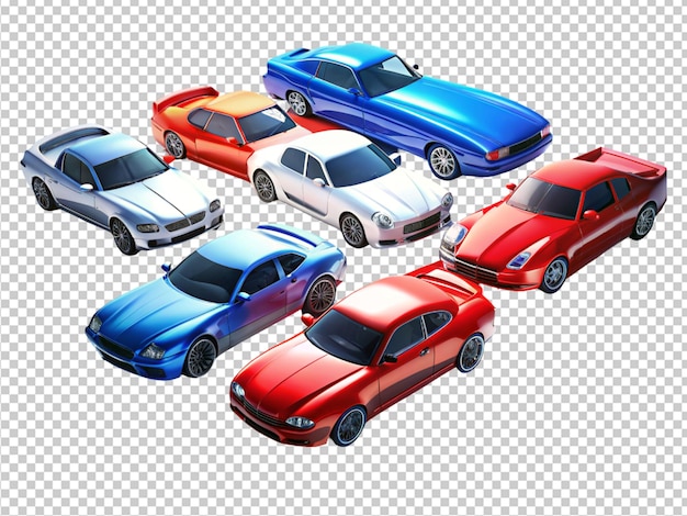 Kleurrijke auto's