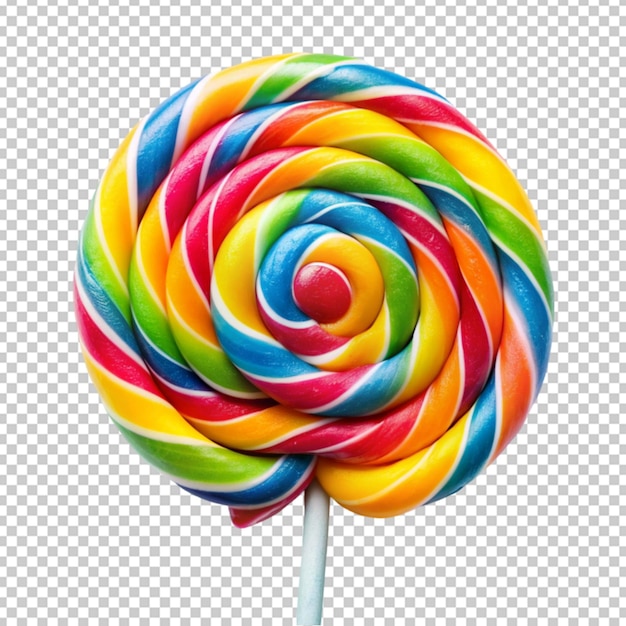 kleurrijke lolly geïsoleerd op witte achtergrond