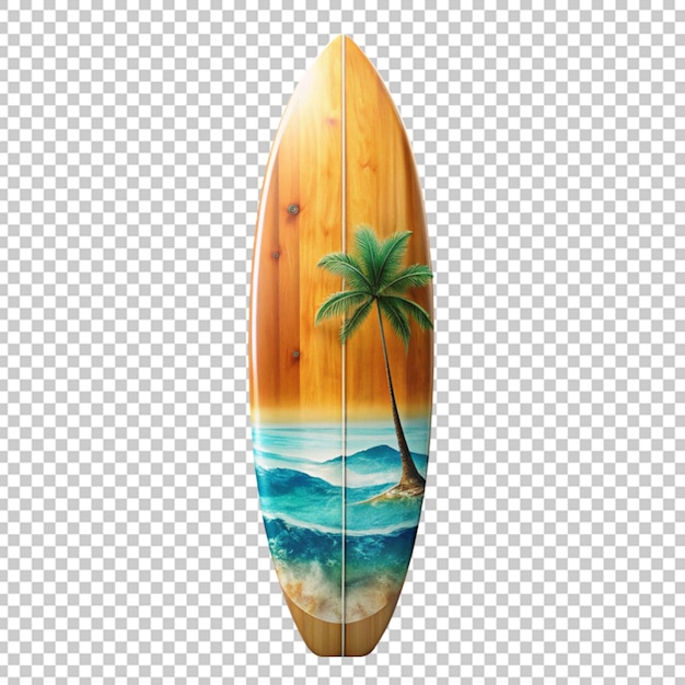 PSD kleurrijke surfplank